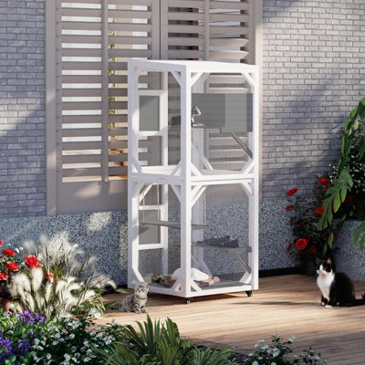 Indoor / Outdoor Cat Cage / Crate