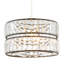 15cm H Metal Drum Pendant Shade ( No Direct Attachment Method ) in Black