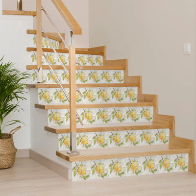 4'' W x 4'' L Vinyl Peel and Stick Mosaic Tile
