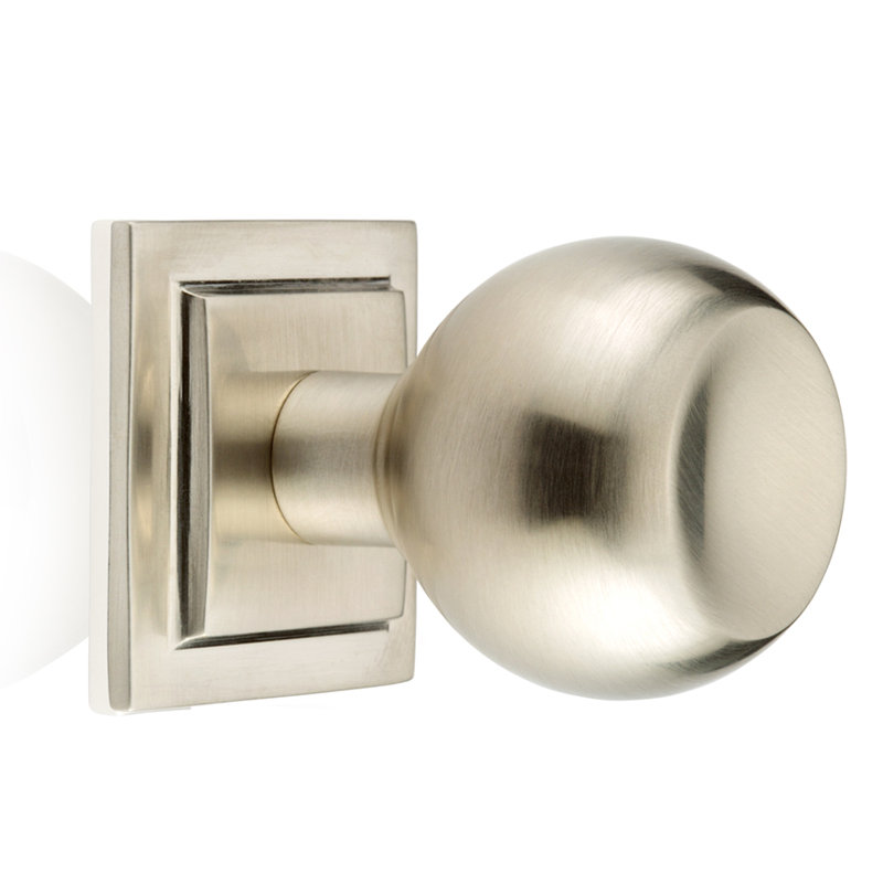 Poignée ronde 1 1/4" de diamètre Balley, Nickel brossé