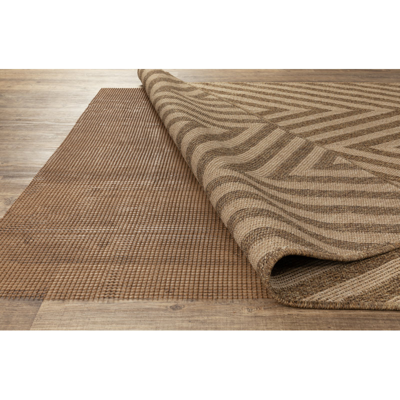 Sous-tapis antidérapant haut de gamme pour l'extérieur Abarca, Rectangle 7 pi 6 po x 10 pi 8 po
