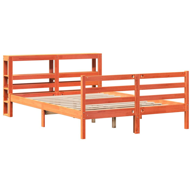 Storage Bed, Wax Brown, Kingsize (5')