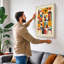Wine Service Modern Mid-Century - Wrapped Canvas-512183071-512183264