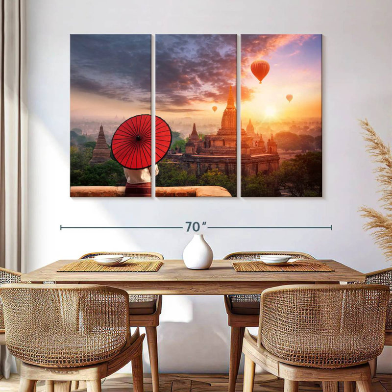 Lilie Bagan Balloon Season, 42" H x 65" W