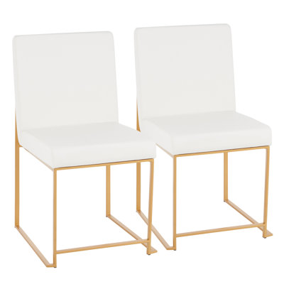 Brieon 19.25'' H Upholstered Metal Side Chair