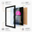 Magenta Portal Geometric 1 Piece Single Picture Frame Wall Art-908333274-908333279