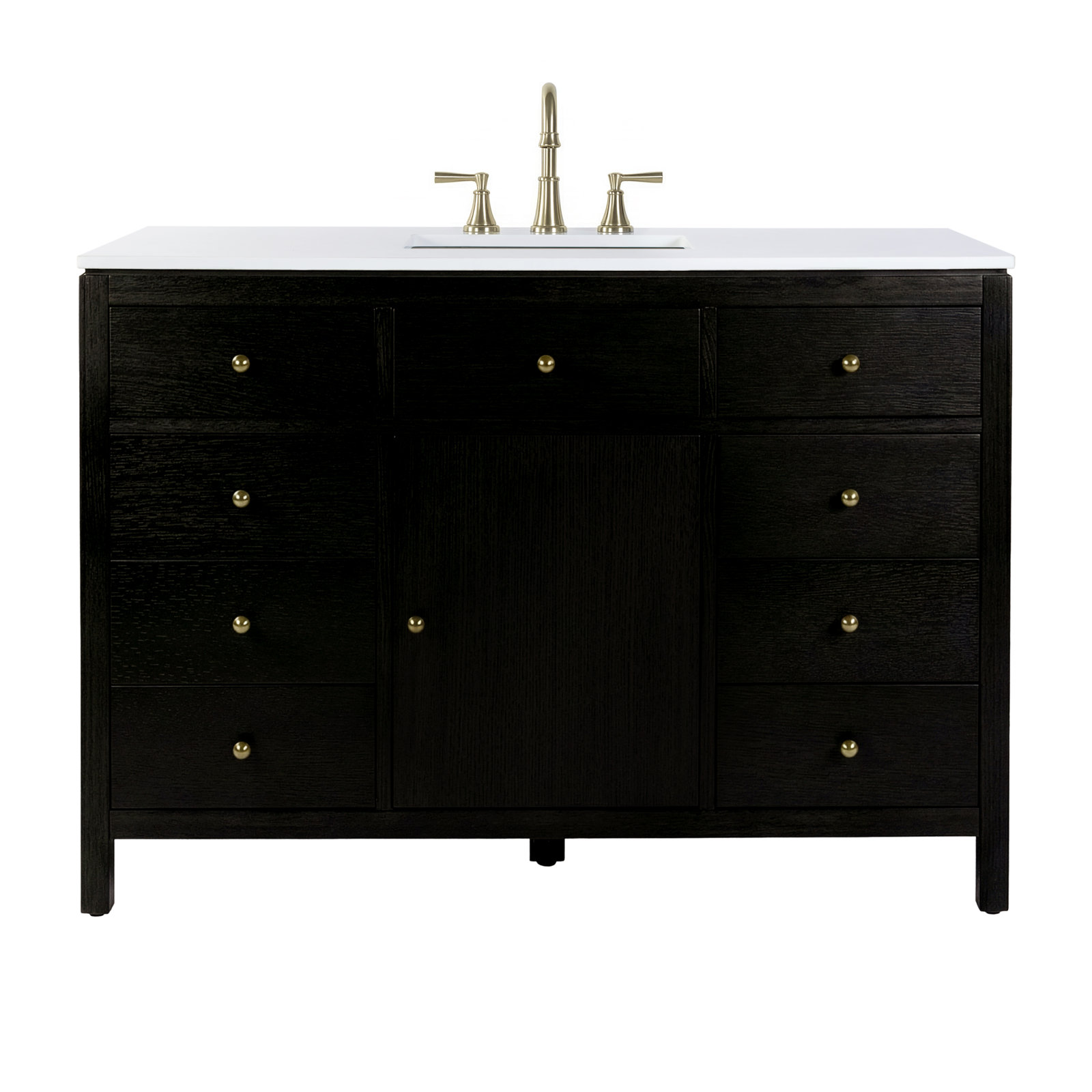 Celine 48" Acacia Single Bathroom Vanity, Coffee