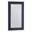 Miroir de salle de bain moderne et contemporain à encadrement rectangulaire bleu marine l 22 po x H 32 po Bernharda-1211265041-1211265037