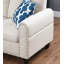Canapé de rangement avec repose-pieds en forme de L beige-130225469