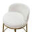 Corrinne Hammered Forged Steel Upholstered Counter Height Stool-718023217