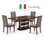 Extendable Solid Wood Dining Set-322391981