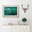 Clownfish and Sea Anemone in Abstract - Picture Frame Graphic Art Print-55684819-55684822