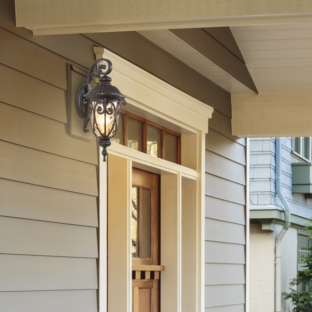 Massey Oil Rubbed Bronze 1 - Bulb Outdoor Wall Lantern Astoria Grand 