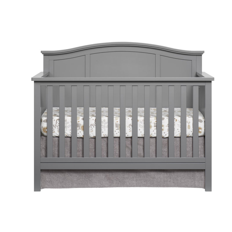 Lit de bébé convertible 4 en 1 Emerson, Gris colombe