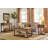 Sturminster 20" Wide Rustic Industrial Solid Wood Metal Frame End Tables With Drawer And 1 Shelf