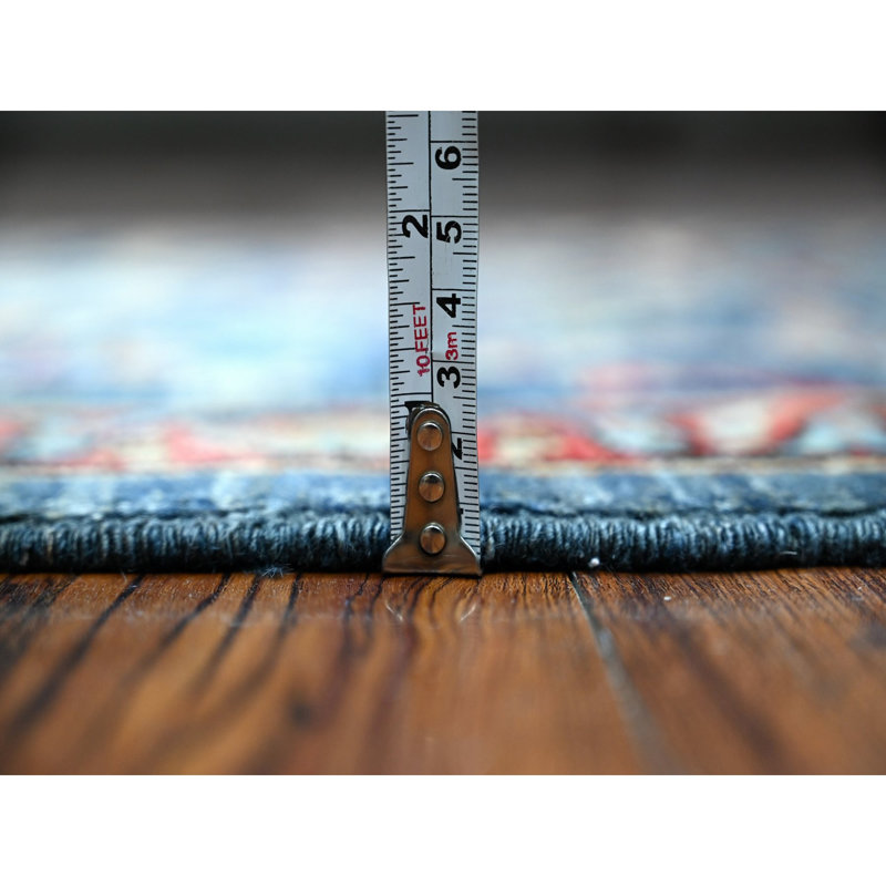 3'2"x19'5" Blue Hand Knotted Bidjar Garus Wool XL Runner Oriental Rug 36CDAEC3B19E4933BAFEFD71AFFD2AEF