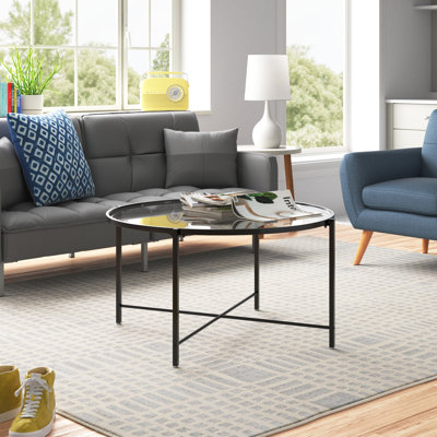 Aveza Tempered Glass Top Coffee Table
