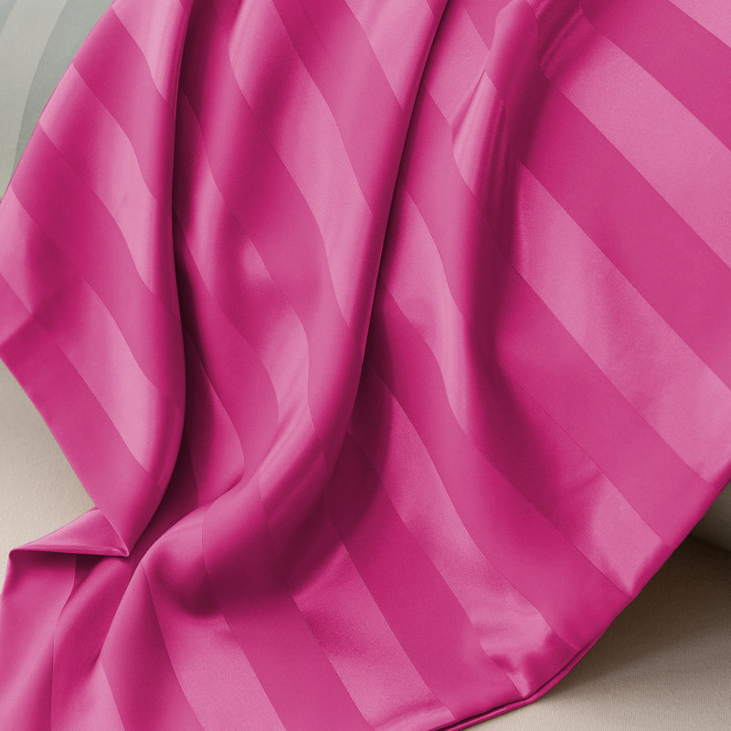Microfiber Machine Tufted Pillowcase - Set of 2, Pink