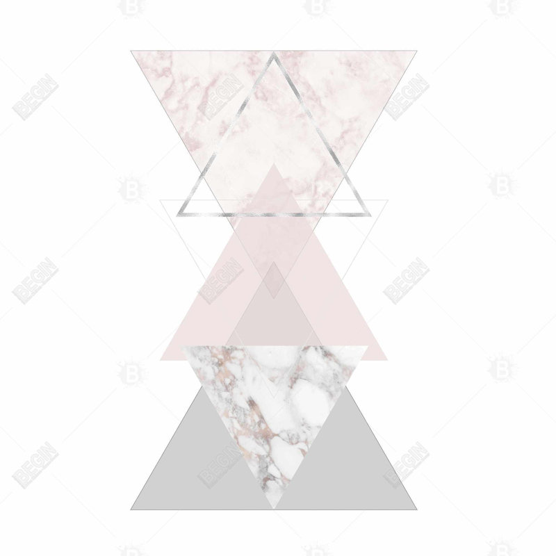Geometric – Polyester Shower Curtain, Dye Sublimation Print, 71" W × 74" L