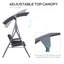Babajide 2 Person Porch Swing with Canopy-1786116990-1786116991
