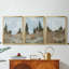 Toile de randonnée West Fourche I - Toile tendue avec châssis sur mesure - 3 pièces-251786227-251786228