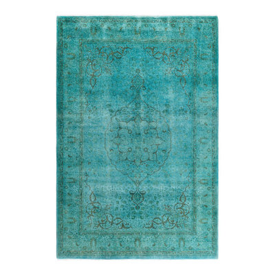 Overyed One-of-a-Kind Rectangle 5'2" x 7'10" Hand Knotted Area Rug