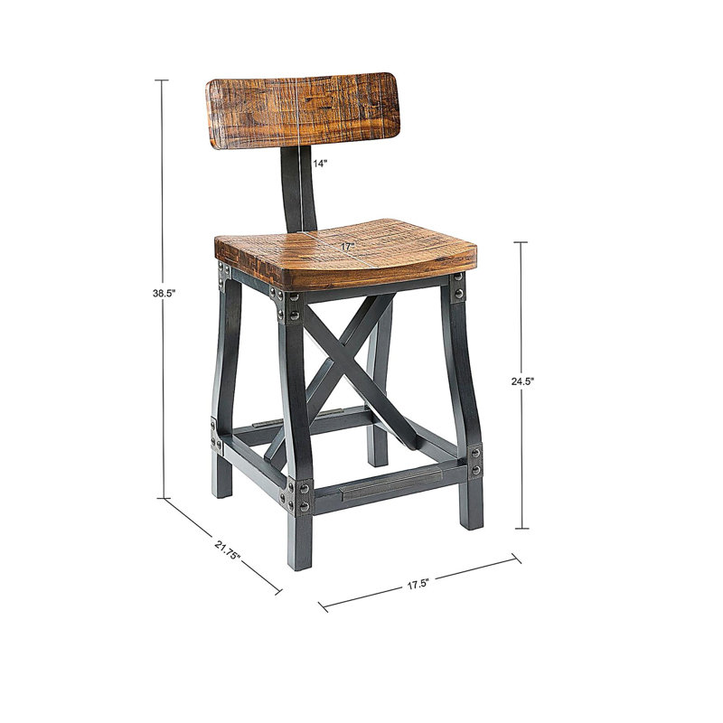 Barstool with Backrest