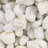 Rivora Everest Blanca Natural Marble Landscaping Rock Pebbles, 0.25-0.75 in. (55 Bags, 40 lbs/Bag)