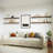 Alma 72" Maple Wood Floating Shelf - 2" Height - Umber Stain Finish-119255771-119255765