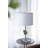 Table Lamp With White Drum Shade