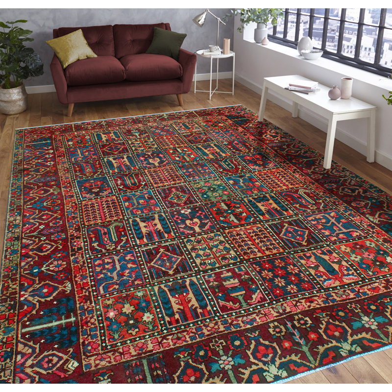 Tapis unique en laine 8 pi 10 po x 10 pi 2022 Lindse
