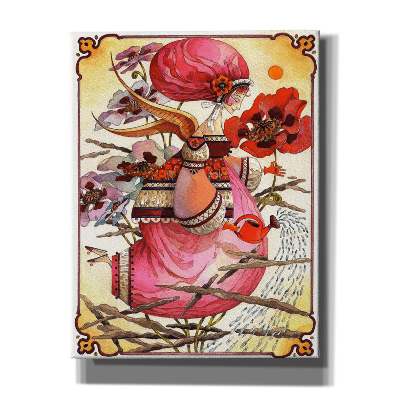 «The Rain Angel» par David Galchutt, art mural sur toile, H 34 po x l 26 po x P 1,5 po