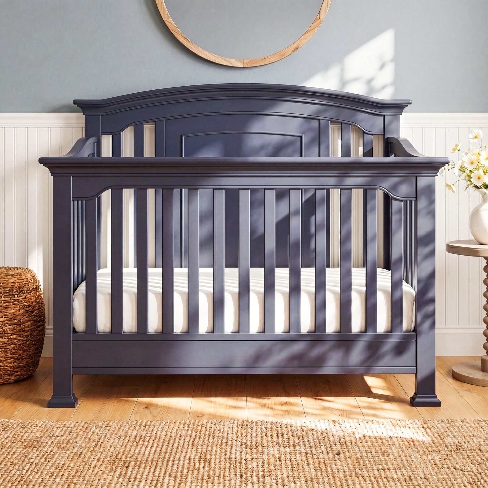 Conrad 4-in-1 Convertible Crib, Mystic Blue