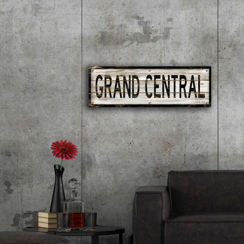 Grand Central par Cindy Jacobs - impression sans cadre, H 12 po x l 36 po x P 0,2 po