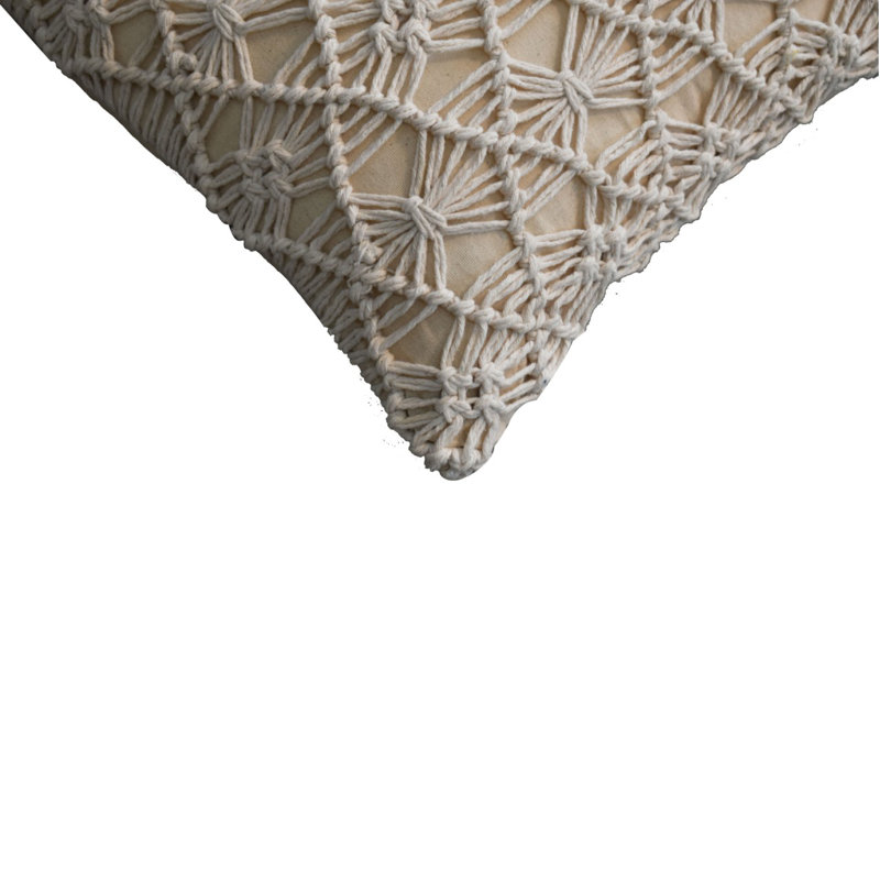 Chipperfield Square Cushion, White