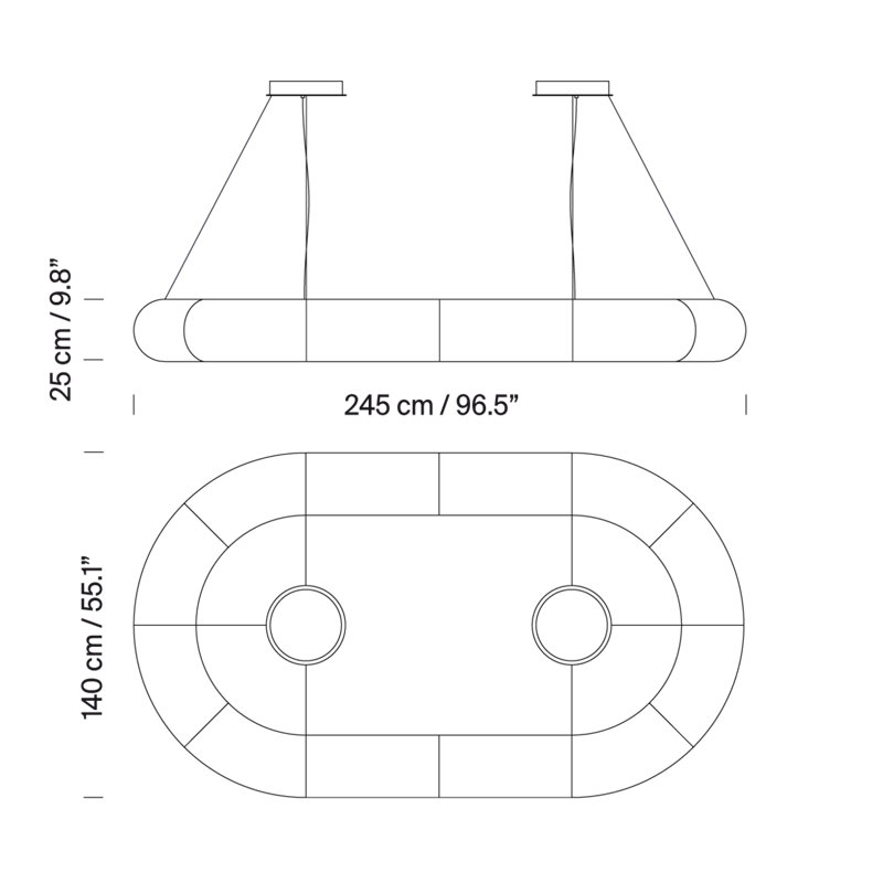 Tekiò Oval P12, Circular