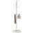 Metal Coat Rack With Natural Marble Base And 12 Hooks-106633926