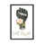 Toile avec cadre flottant noir