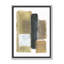 «Metallic Blocking No 2 - Floater Frame», reproduction d'art sur toile-46829106-46829102