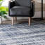 Tapis bleu / blanc Hilburn Southwestern-562269820