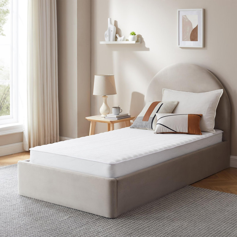 Matelas à ressorts mi-ferme, Lit simple
