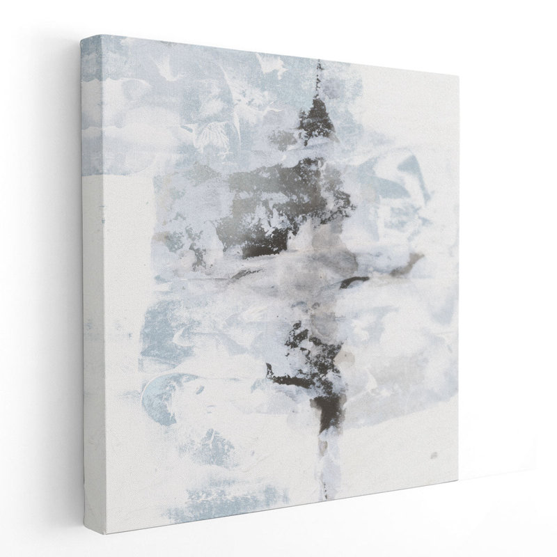 «Layered Th pensant I with Blue», reproduction d'art sur toile, H 40 po x l 40 po