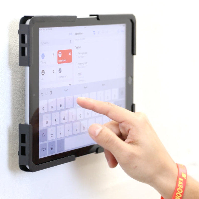 Mount-it Universal Tablet Wall Mount With Most 9.7" To 13" Tablets, Black