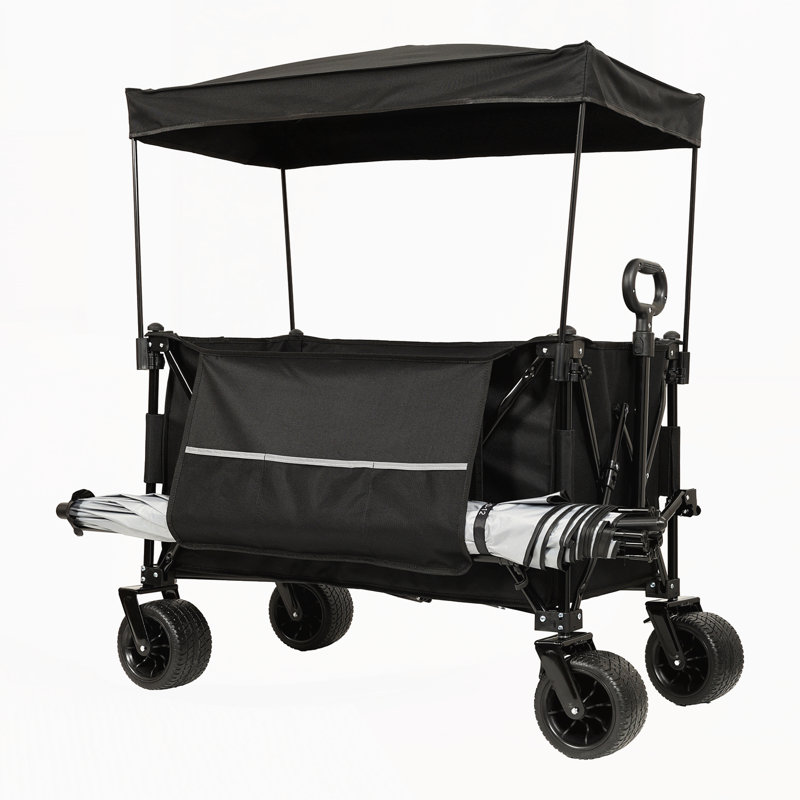 Wagon pliable pliable avec auvent