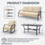 Patio Rattan Conversation Bistro Set With Coffee Table-262021174