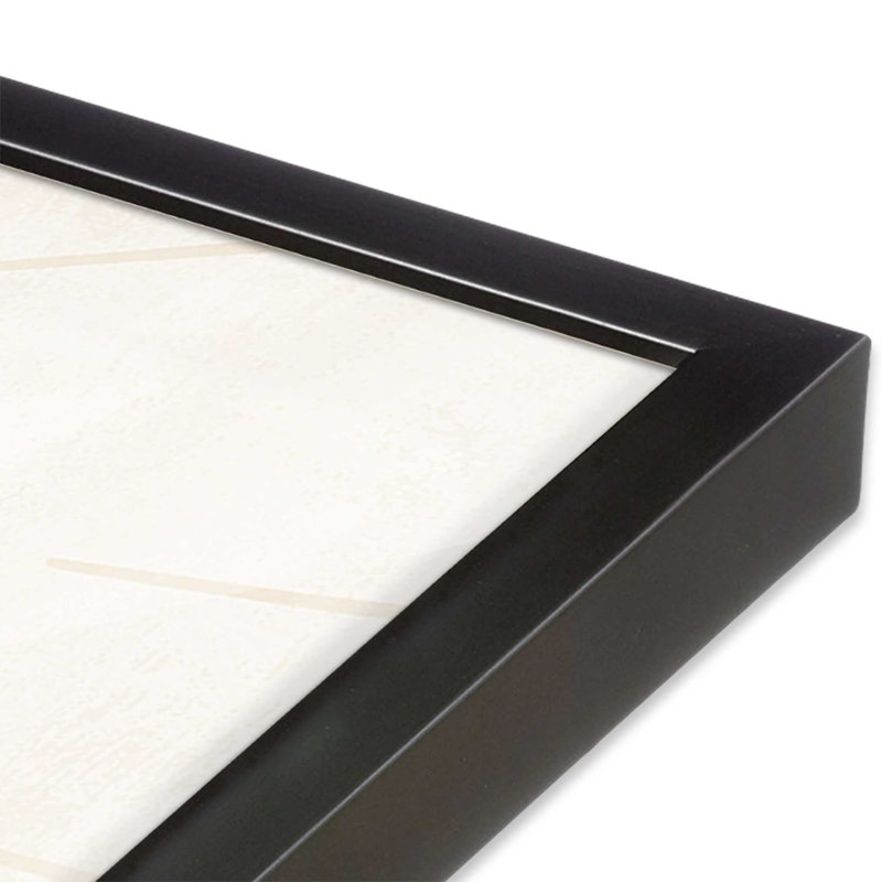 Sandy Sunset, reproduction sur toile dans un cadre, H 13,75 po x l 13,75 po, Weathered Zinc Open Corner Framed