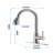 Single Handle High Arc  Pull Out Kitchen Faucet,Single Level Stainless Steel Kitchen Sink Faucets With Pull Down Sprayer