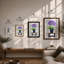 Purple Bloom at Home Botanical 1 Piece Single Picture Frame Wall Art-1483556566-1483556571