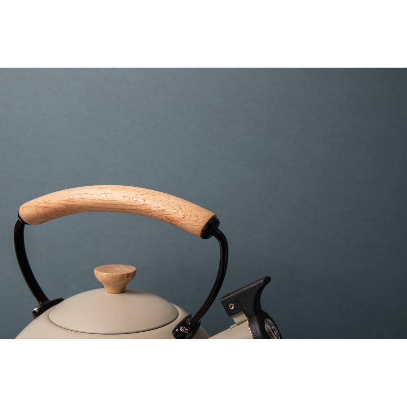 La Cafetière 1.6L Whistling Stovetop Tea Kettle, Latte