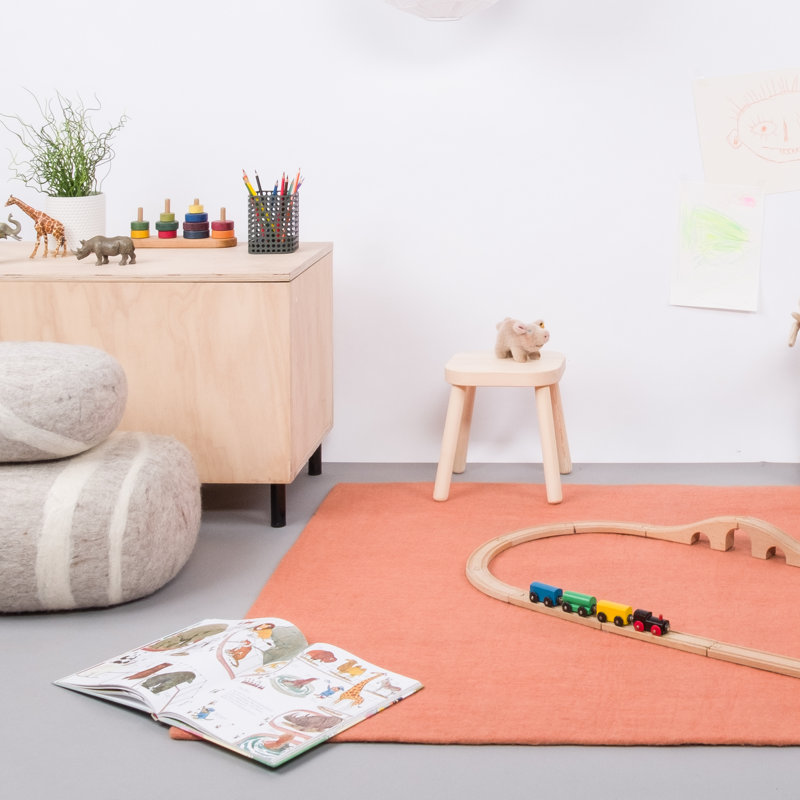 Wool Hand Woven Area Rug, Rectangle 120 x 170cm